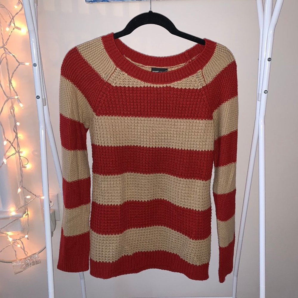 Red Striped Sweater